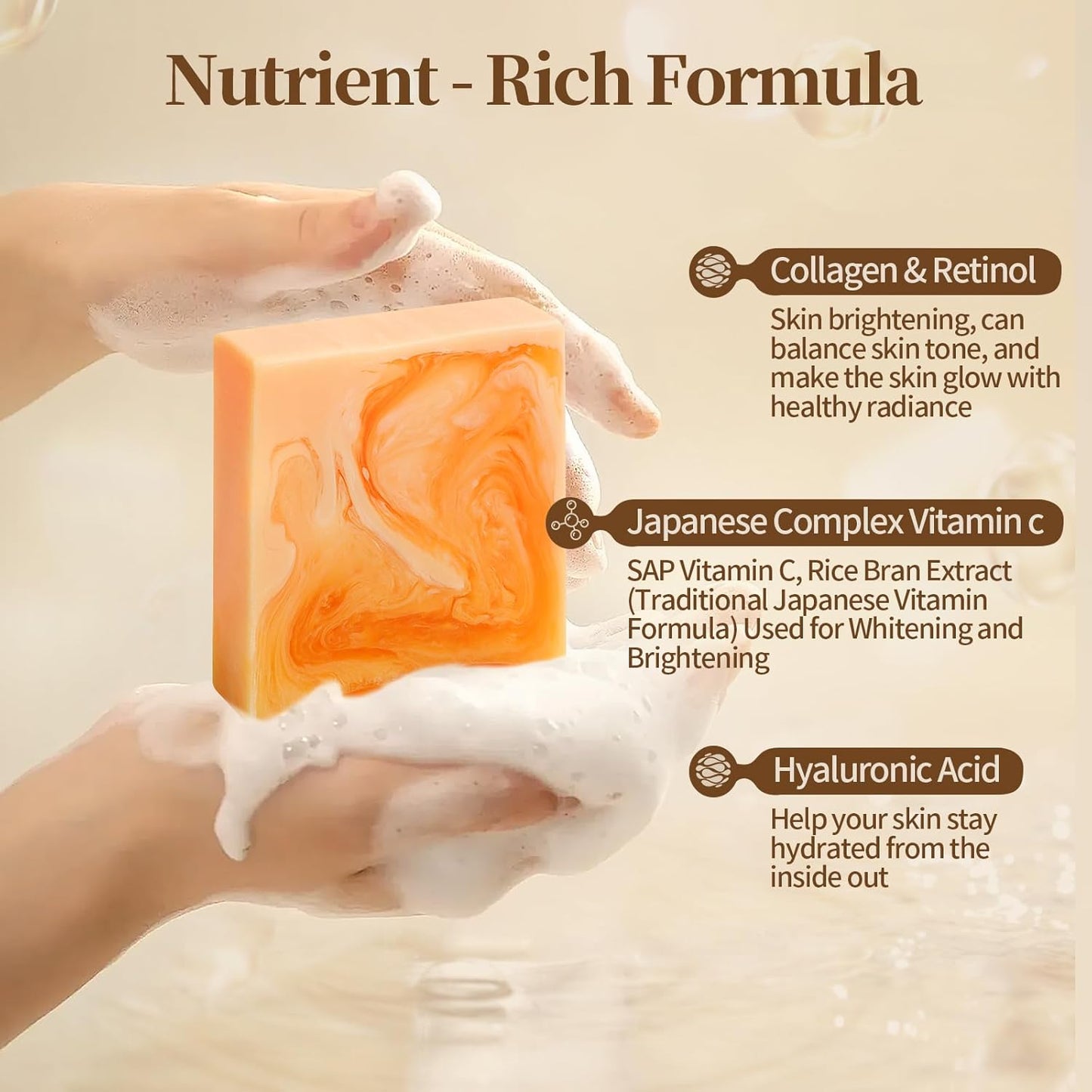 Klyssa Kojic Acid & Turmeric Brightening Soap - 2PC