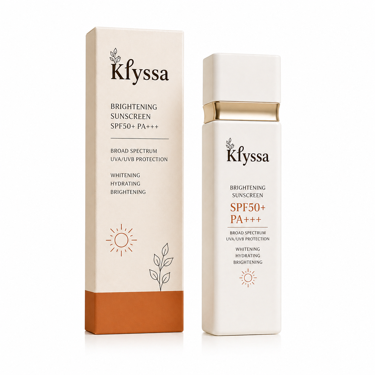 Klyssa Brightening Defense Sunscreen SPF50+